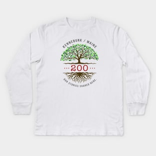 Kennebunk's Bicentennial Celebration Kids Long Sleeve T-Shirt